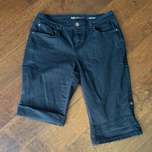 Style & Co. Black Women's Bermudas